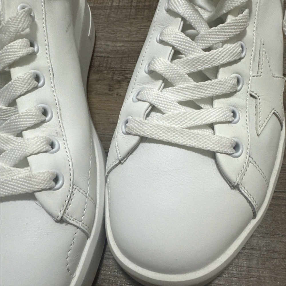 Women's Golden Goose sneakers in white and pink glitter. - Picture 10 of 11